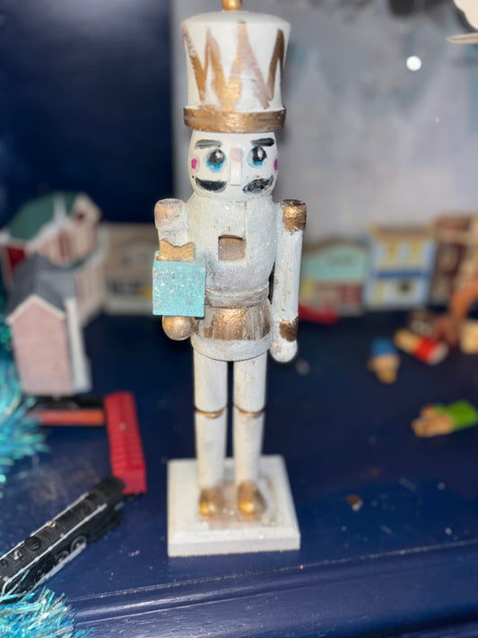 Cream and gold Nutcracker