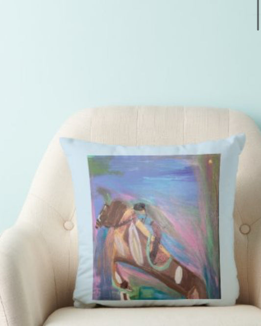 “Life’s a Journey” throw pillow