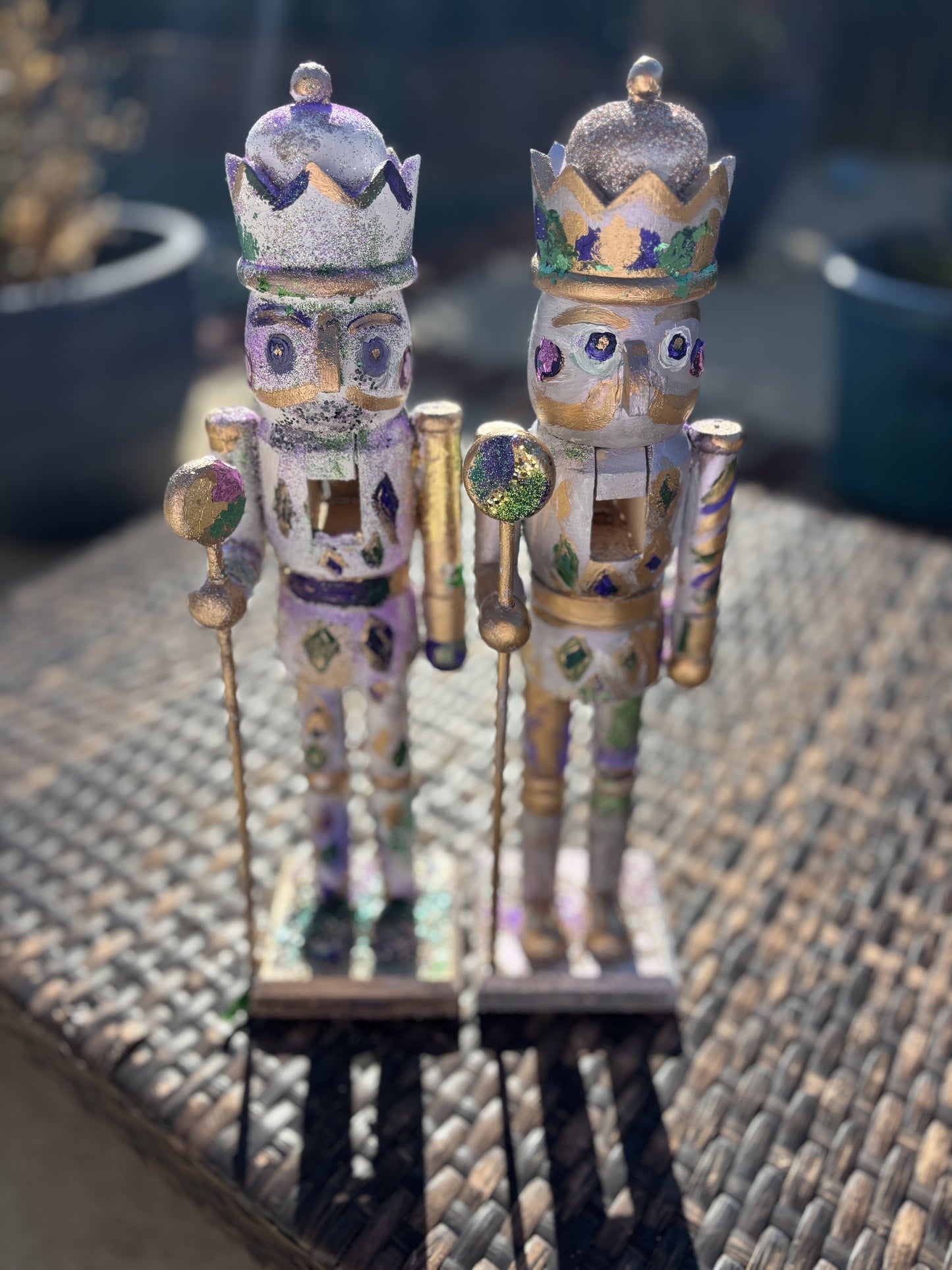 Mardi Gras Majestic Nutcrackers💜💚💛