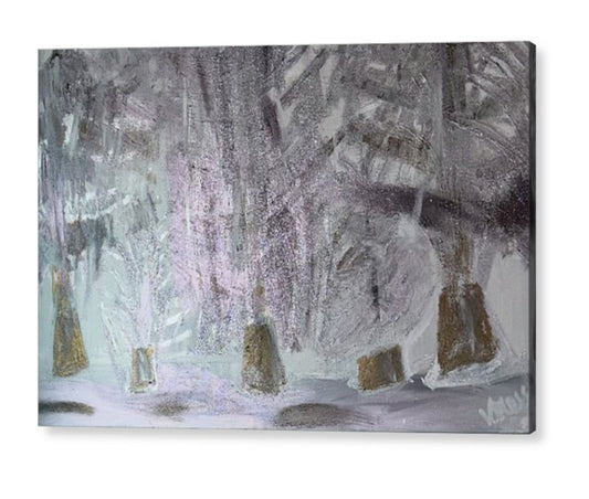 “Snowy ❄️ Swamp” acrylic print