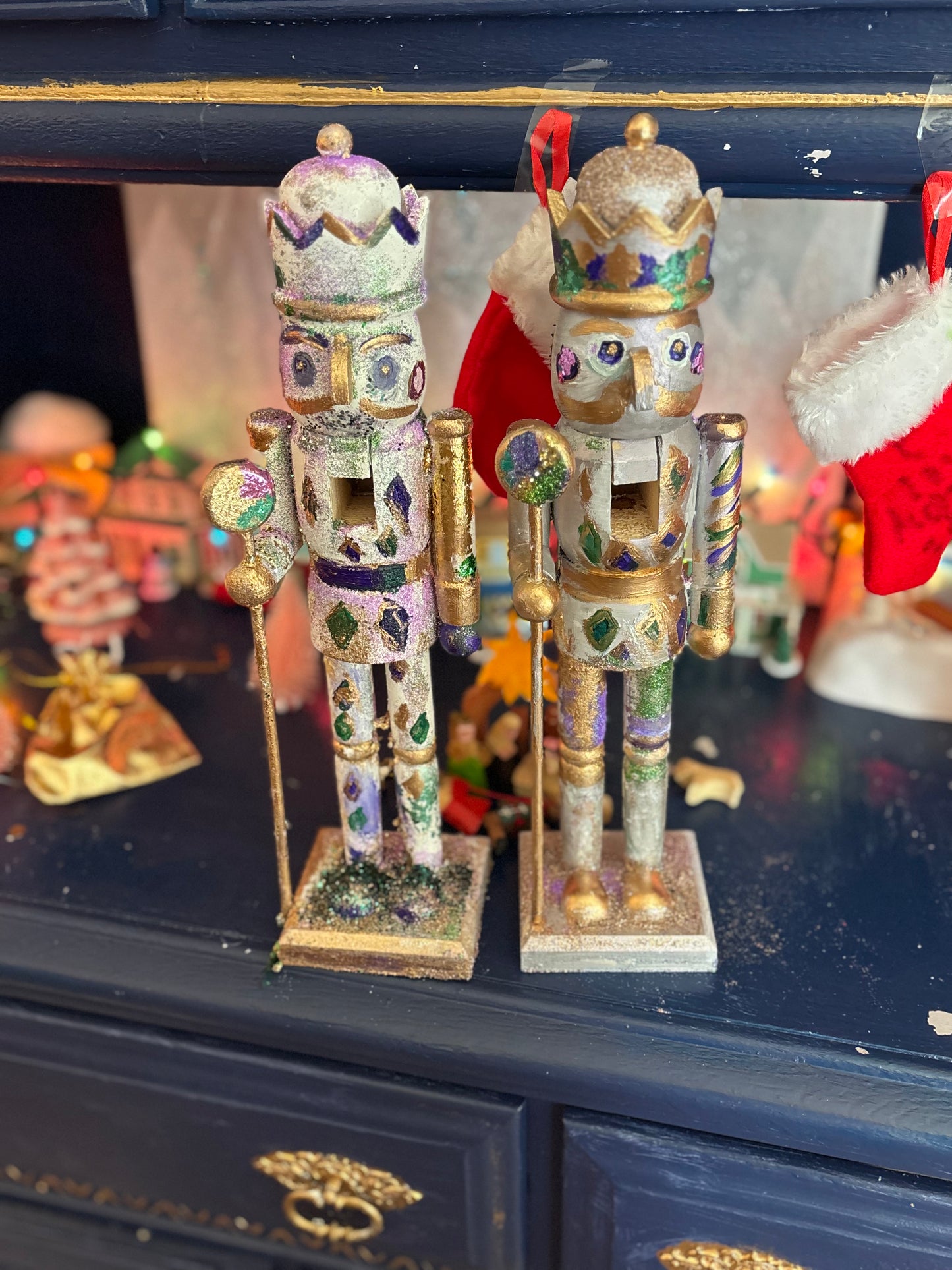 Mardi Gras Majestic Nutcrackers💜💚💛