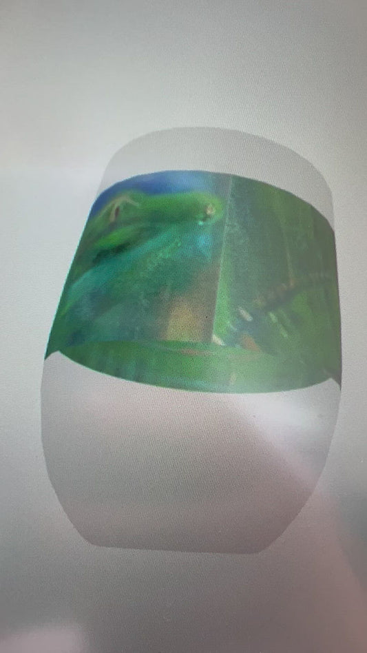 Stemless Alligator ๐ wine glass