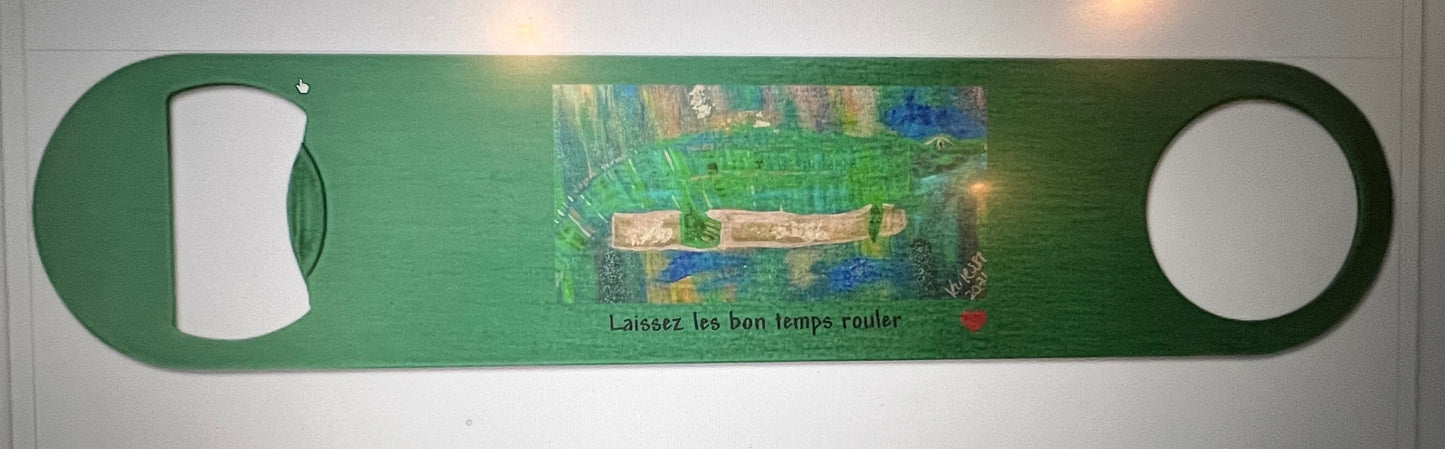 Stainless Gator ๐ Bottle Opener