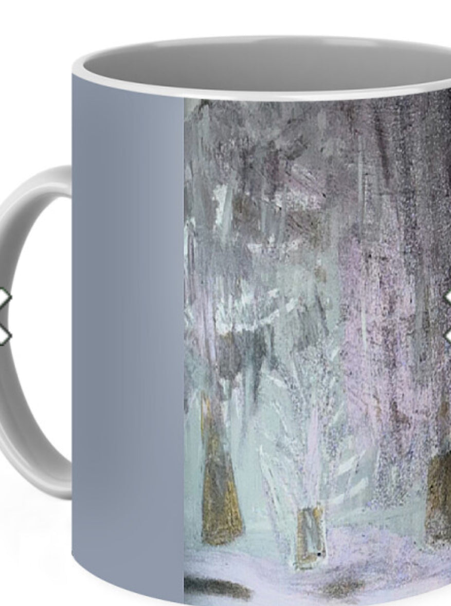 “Snowy ❄️ Swamp” coffee mug