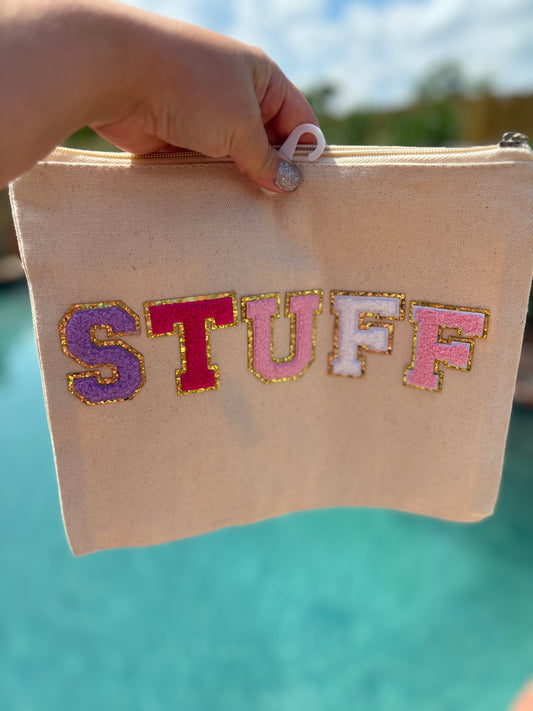 Zipper pouch “stuff”