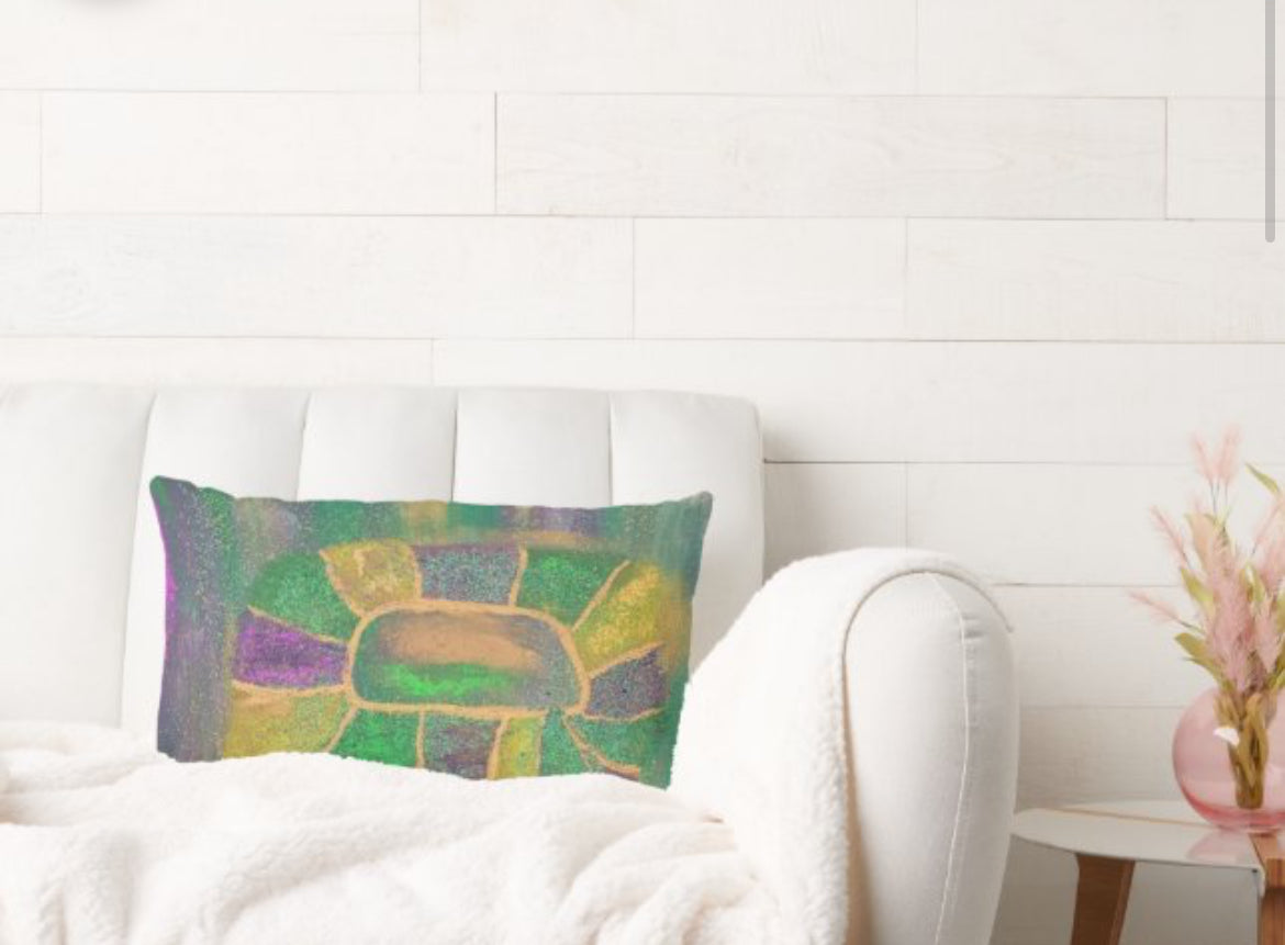 King Cake Lumbar decorative pillow