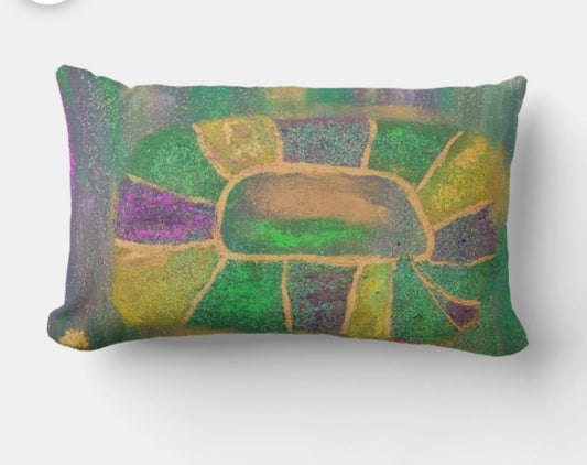 King Cake Lumbar decorative pillow