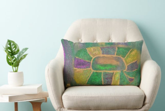 King Cake Lumbar decorative pillow