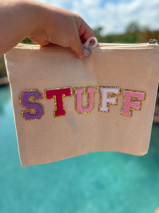 Zipper pouch “stuff”