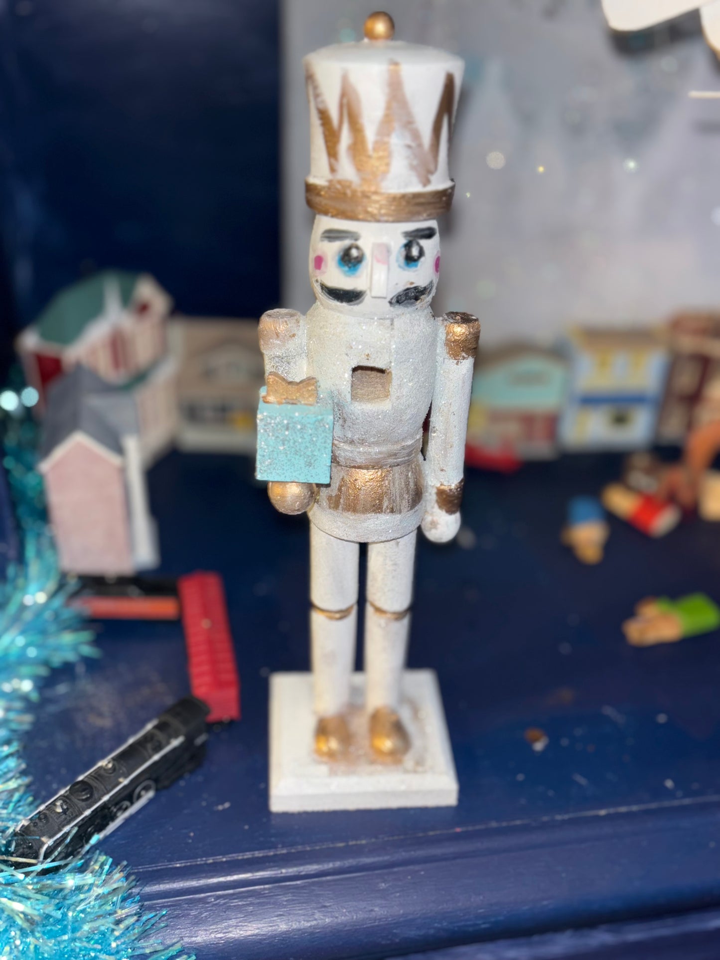 Cream and gold Nutcracker