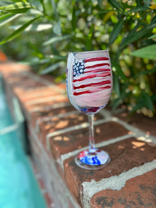 Stemmed Americana 🇺🇸 wine glass