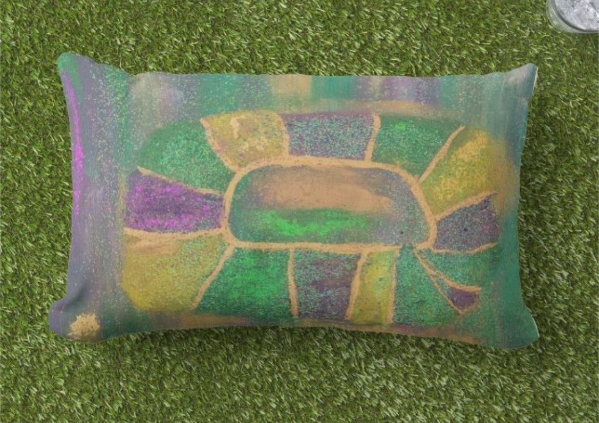 King Cake Lumbar decorative pillow