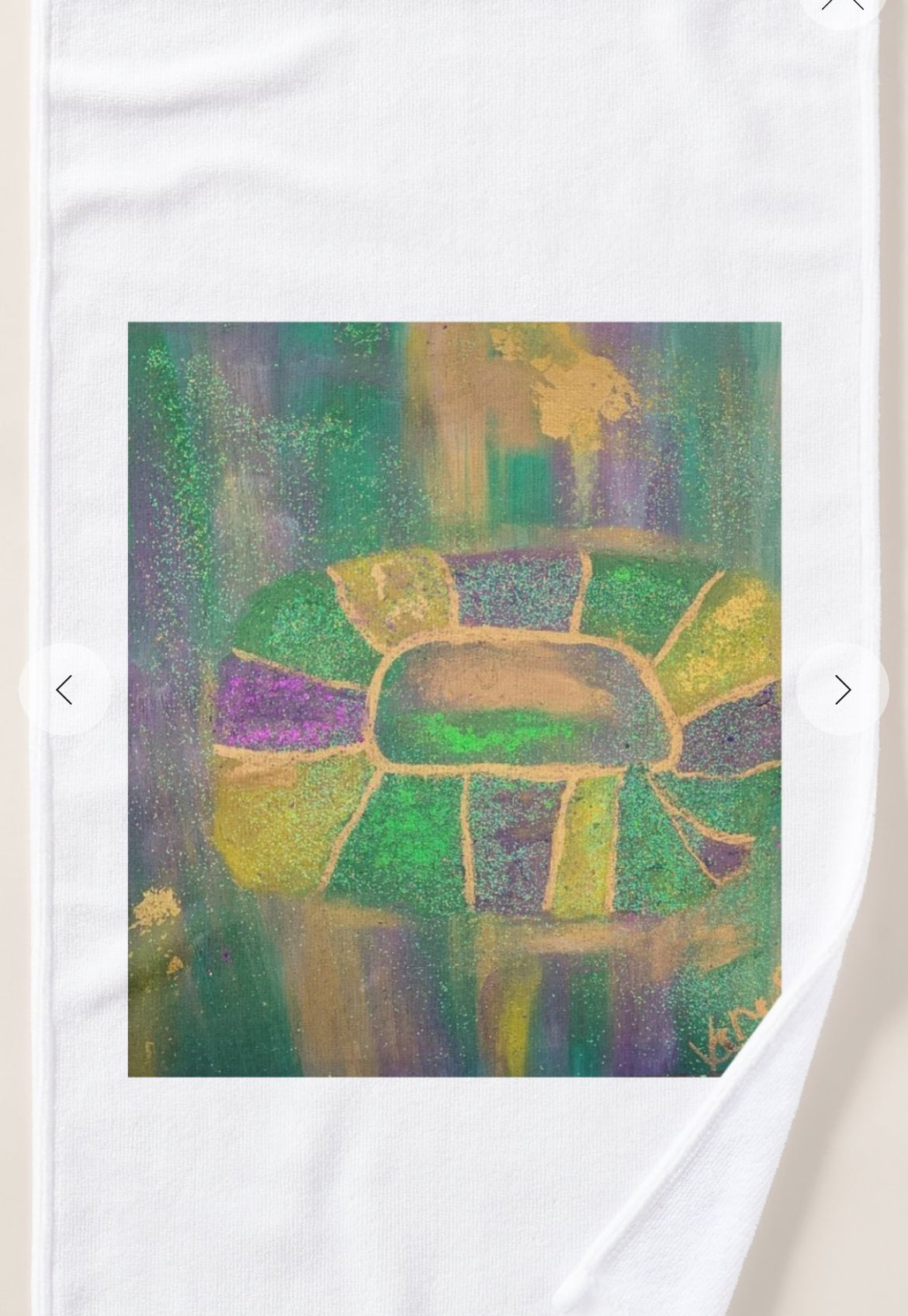 King Cake hand towel