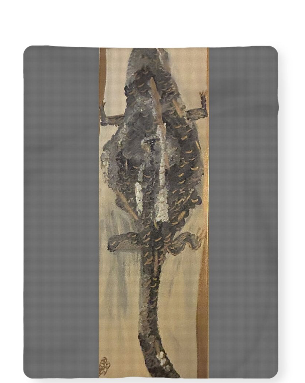 Luxurious Alligator 🐊 Sherpa blanket