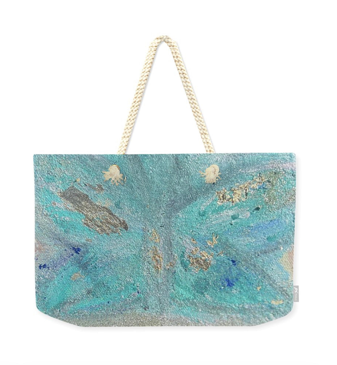 Magical butterfly canvas tote