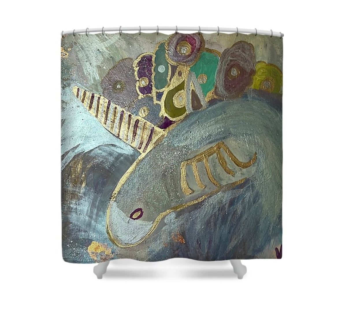 Magical unicorn 🦄 shower curtain