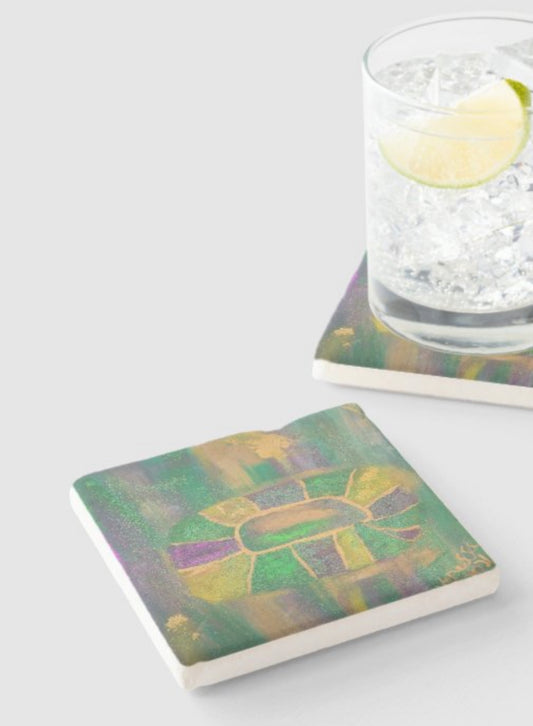 King cake limestone coasters ✨