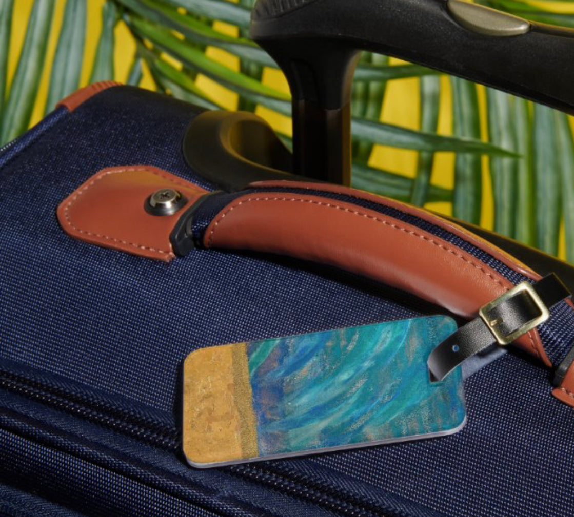 Beach Vibes Luggage Tag