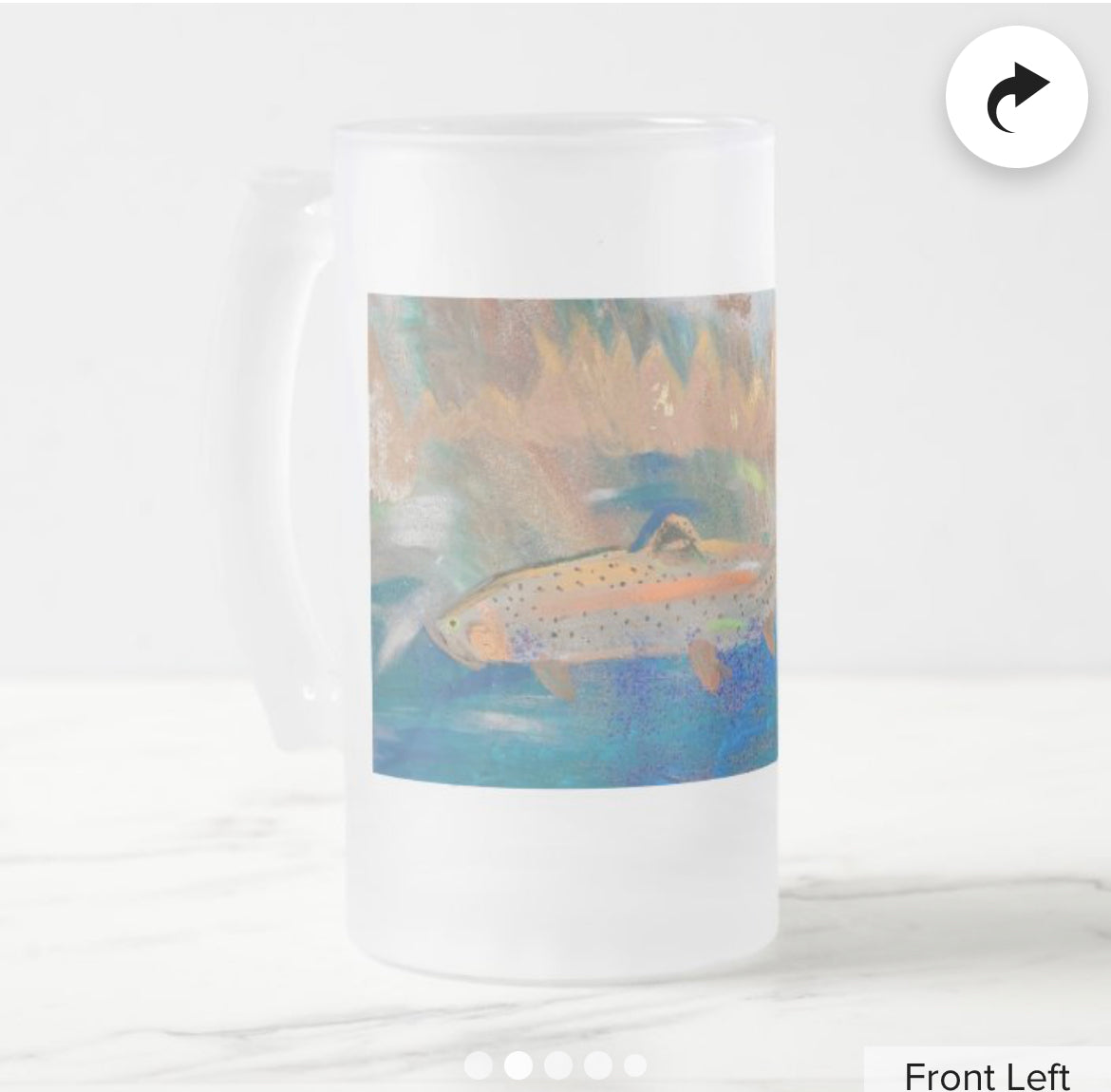 Frosted Trout Mug