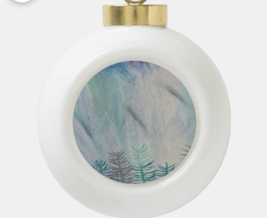 Winter ❄️ Wonderland Ceramic ornament