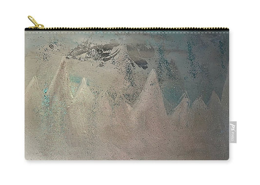 Arctic ❄️ gold zipper pouch