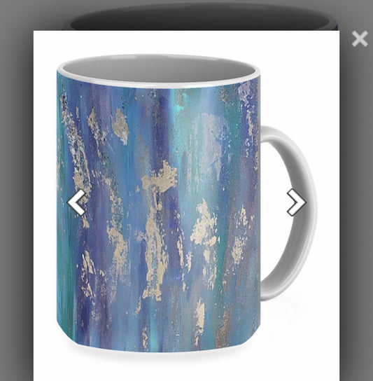 “Northern Lights” inspired mug