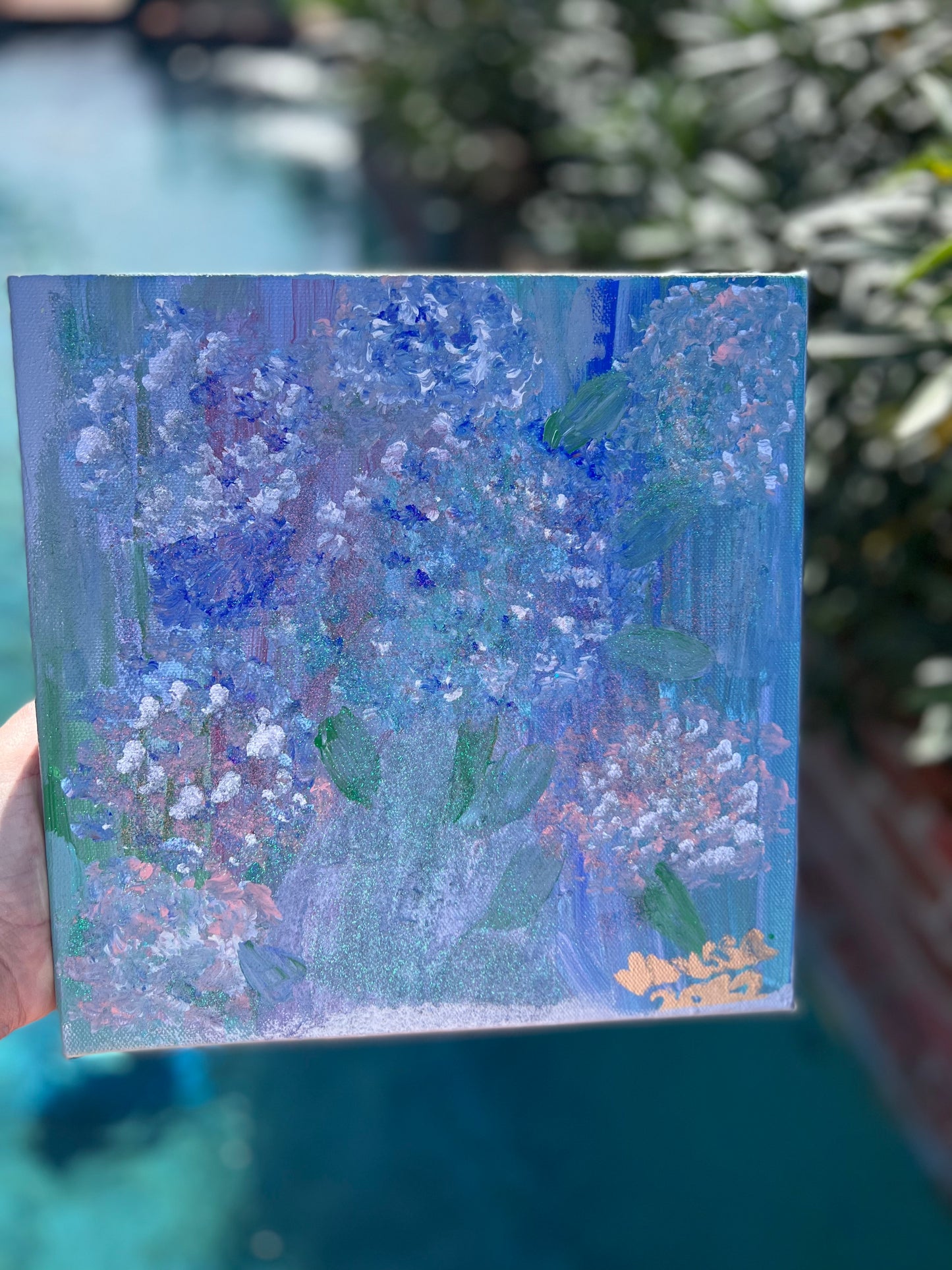 Original Hydrangea painting