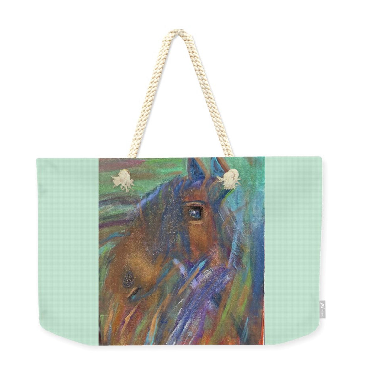 Brushed Strokes Horse 🐴 Tote