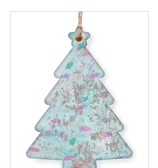 Pastel Christmas Tree Ornament